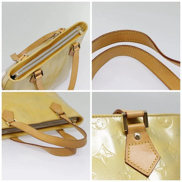 LOUIS VUITTON Monogram Vernis Houston Hand Bag Gris M91053 LV Auth tb1165 - Picture 16 of 16